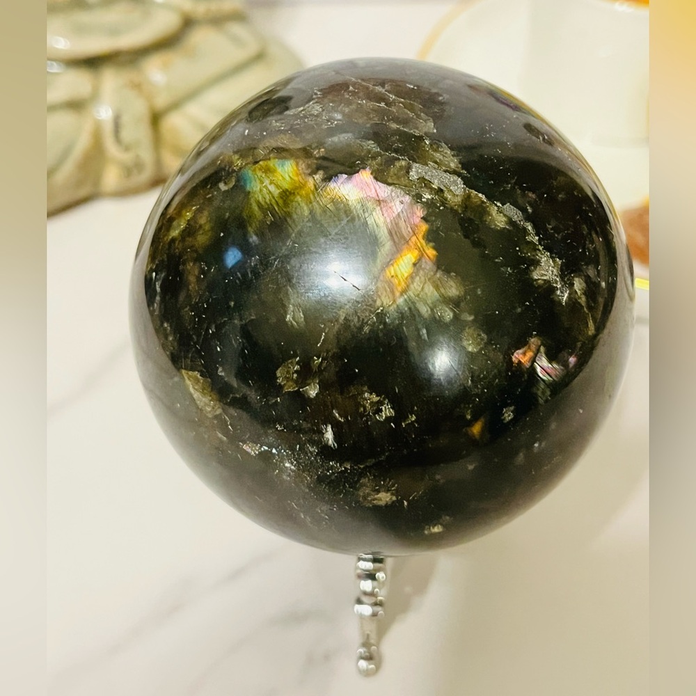 Stone of Transformation ✨ Labradorite Large/Medium Sphere